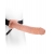 Фаллопротез телесного цвета Hollow Strap-On - 29 см. - Pipedream - купить с доставкой в Кирове