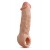 Телесная насадка-удлинитель Intrepid 9.25 Inch Realistic Penis Extender Sleeve - 23,5 см. - Blush Novelties - в Кирове купить с доставкой