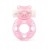 Розовое эрекционное виброкольцо в форме мишки - 1137 - в Кирове купить с доставкой