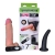 Страпон с 2 насадками и вибрацией UniStrap - 19 и 12 см. - LOVETOY (А-Полимер) - купить с доставкой в Кирове