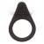 Чёрное эрекционное кольцо LIT-UP SILICONE STIMU RING 1 BLACK - Dream Toys - в Кирове купить с доставкой