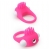 Розовое эрекционное кольцо с щеточкой LIT-UP SILICONE STIMU RING 5 - Dream Toys - в Кирове купить с доставкой