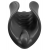 Чёрный мастурбатор Vibrating Silicone Stimulator с вибрацией - Pipedream - в Кирове купить с доставкой