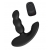 Черный силиконовый стимулятор простаты Levett Nitoc с пультом ДУ - Levett - в Кирове купить с доставкой