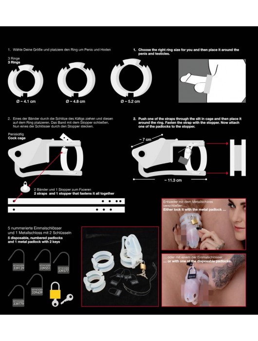 Набор для мужского пояса верности Cock Cage Set - Orion - купить с доставкой в Кирове