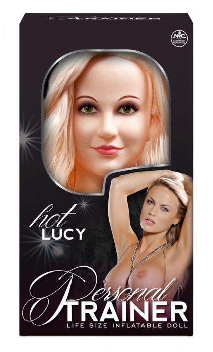 Надувная кукла с вибрацией и 2 любовными отверстиями Hot Lucy Lifesize Love Doll - NMC - в Кирове купить с доставкой