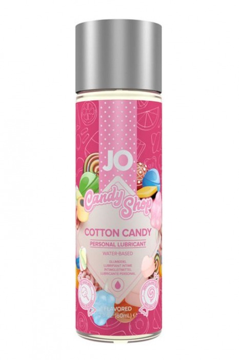 Смазка на водной основе Candy Shop Cotton Candy с ароматом сладкой ваты - 60 мл. - System JO - купить с доставкой в Кирове