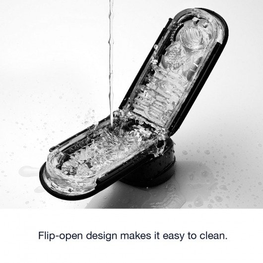 Черный мастурбатор Flip Zero - Tenga - в Кирове купить с доставкой
