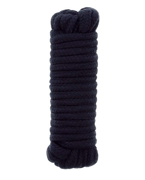 Чёрная веревка для связывания BONDX LOVE ROPE - 5 м. - Dream Toys - купить с доставкой в Кирове