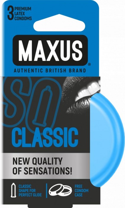 Классические презервативы в железном кейсе MAXUS Classic - 3 шт. - Maxus - купить с доставкой в Кирове