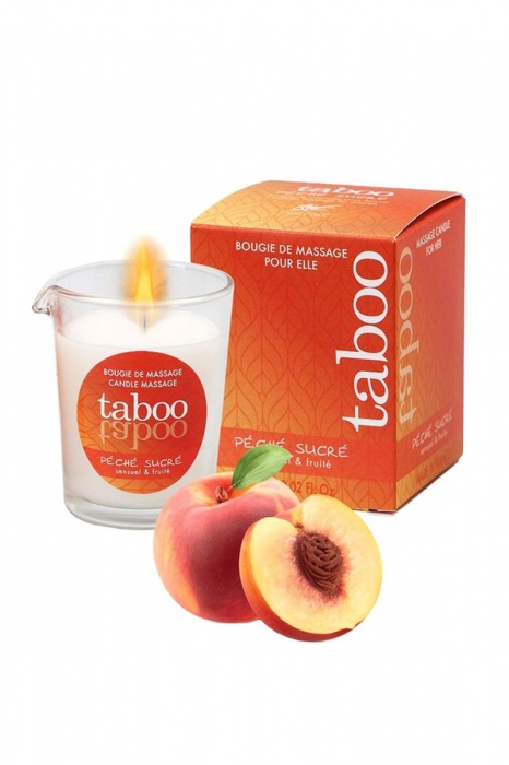 Массажное аромамасло с афродизиаками для женщин RUF Taboo Peche sucre - 60 гр. - RUF - купить с доставкой в Кирове