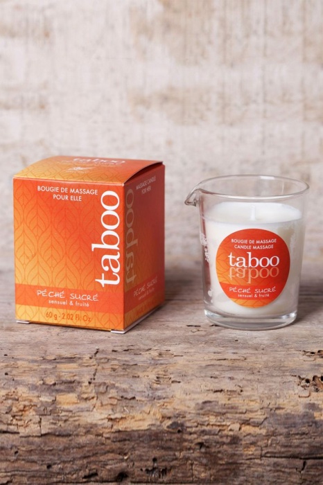 Массажное аромамасло с афродизиаками для женщин RUF Taboo Peche sucre - 60 гр. - RUF - купить с доставкой в Кирове
