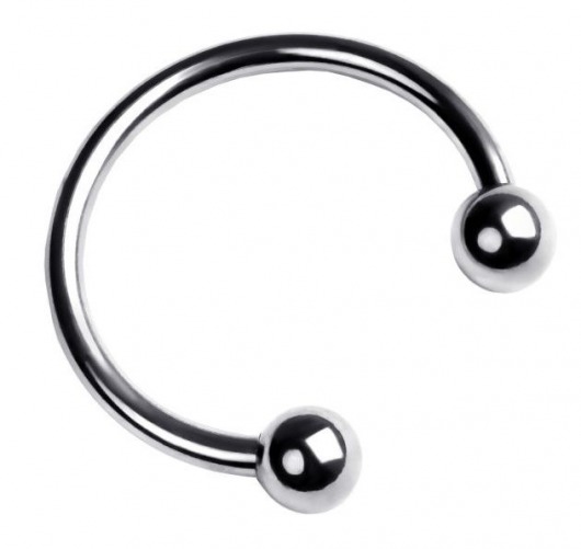 Серебристая подкова на головку пениса - ToyFa - купить с доставкой в Кирове