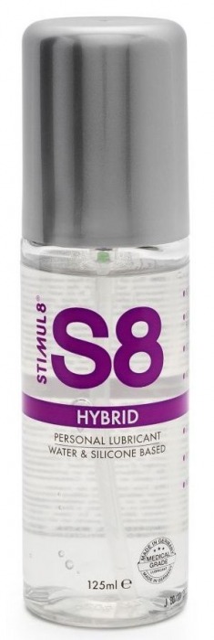 Интимная смазка на водно-силиконовой основе S8 Hybrid - 125 мл. - Stimul8 - купить с доставкой в Кирове