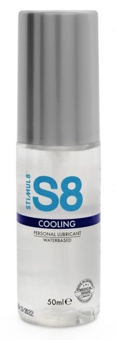 Охлаждающий лубрикант на водной основе S8 Cooling Lube - 50 мл. - Stimul8 - купить с доставкой в Кирове