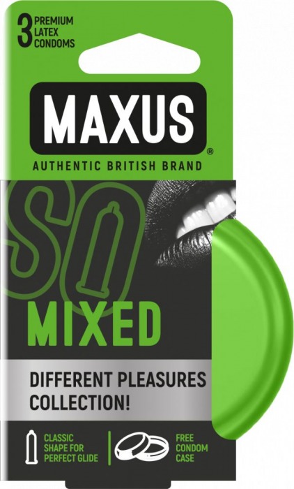 Презервативы в железном кейсе MAXUS Mixed - 3 шт. - Maxus - купить с доставкой в Кирове