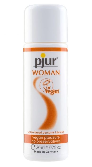 Лубрикант pjur WOMAN Vegan на водной основе - 30 мл. - Pjur - купить с доставкой в Кирове