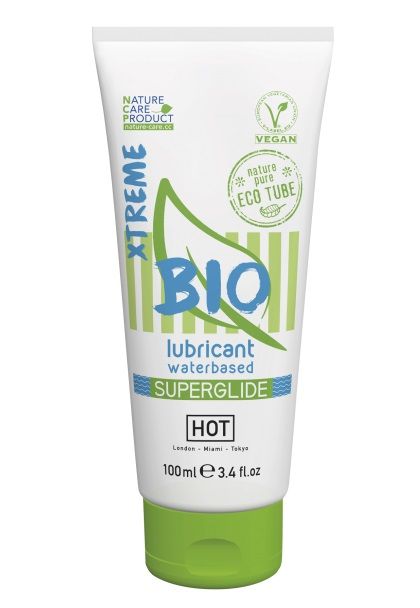 Интимный увлажняющий гель BIO SuperGlide Xtreme - 100 мл. - HOT - купить с доставкой в Кирове