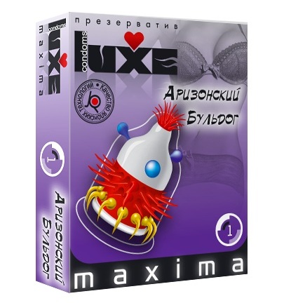 Презерватив LUXE Maxima  Аризонский Бульдог  - 1 шт. - Luxe - купить с доставкой в Кирове
