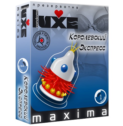 Презерватив LUXE Maxima  Королевский экспресс  - 1 шт. - Luxe - купить с доставкой в Кирове