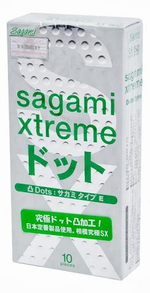 Презервативы Sagami Xtreme Type-E с точками - 10 шт. - Sagami - купить с доставкой в Кирове