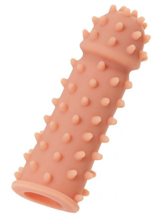 Телесная реалистичная насадка KOKOS Extreme Sleeve 03 с дополнительной стимуляцией - 12,7 см. - KOKOS - в Кирове купить с доставкой