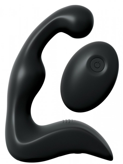 Черный вибромассажер простаты с пультом ДУ Control P-Spot Pro - Pipedream - в Кирове купить с доставкой