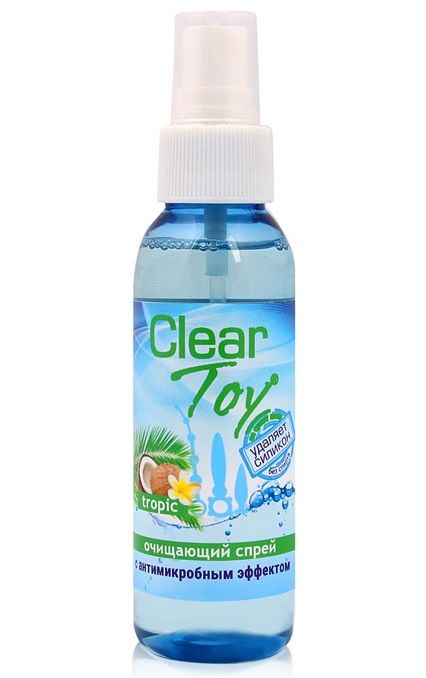 Очищающий спрей для игрушек CLEAR TOY Tropic - 100 мл. - Биоритм - купить с доставкой в Кирове