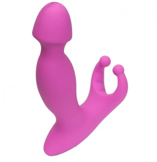 Розовый стимулятор простаты с усиками - 15 см. - 4sexdreaM - в Кирове купить с доставкой