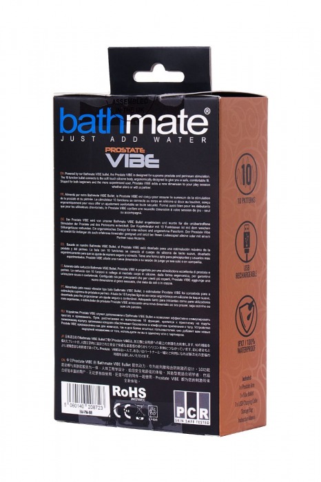 Стимулятор простаты Prostate Vibe - 10,5 см. - Bathmate - в Кирове купить с доставкой