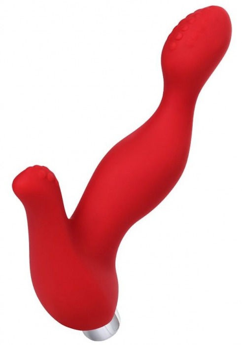 Красный силиконовый вибростимулятор простаты Proman - 12,5 см. - ToyFa - в Кирове купить с доставкой