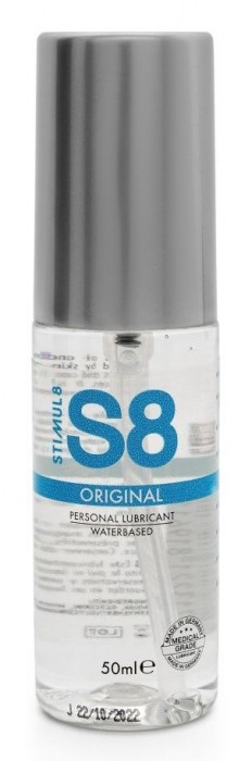 Универсальный лубрикант на водной осноdе S8 Original Lube - 50 мл. - Stimul8 - купить с доставкой в Кирове