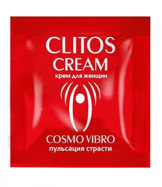 Пробник возбуждающего крема для женщин Clitos Cream - 1,5 гр. - Биоритм - купить с доставкой в Кирове