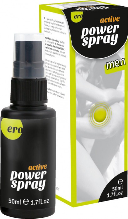 Стимулирующий спрей для мужчин Active Power Spray - 50 мл. - Ero - купить с доставкой в Кирове
