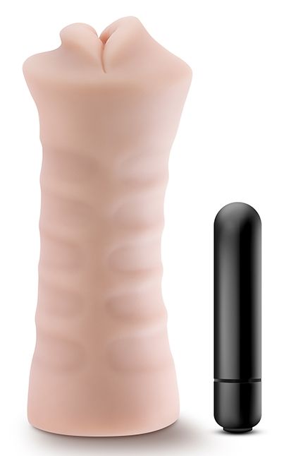 Телесный мастурбатор-ротик Angie - Blush Novelties - в Кирове купить с доставкой