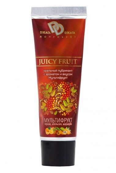 Интимный съедобный лубрикант JUICY FRUIT с ароматом фруктов - 30 мл. - БиоМед - купить с доставкой в Кирове