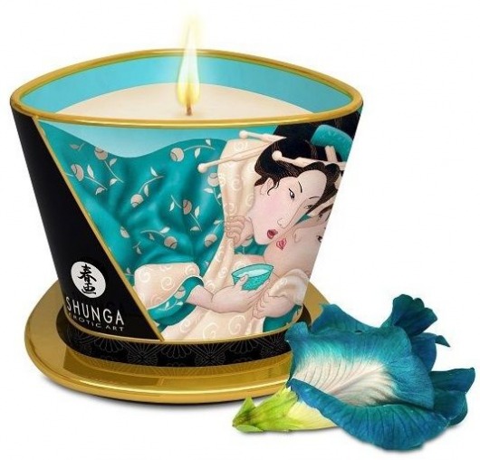 Массажная свеча Island Blossoms - 170 мл. - Shunga - купить с доставкой в Кирове