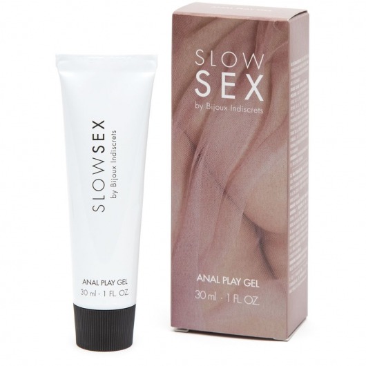 Лубрикант на водной основе Slow Sex Anal Play Gel - 30 мл. - Bijoux Indiscrets - купить с доставкой в Кирове