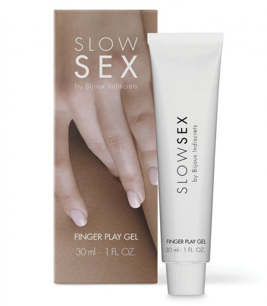 Гель для мастурбации с ароматом кокоса Slow Sex Finger Play Gel - 30 мл. - Bijoux Indiscrets - купить с доставкой в Кирове
