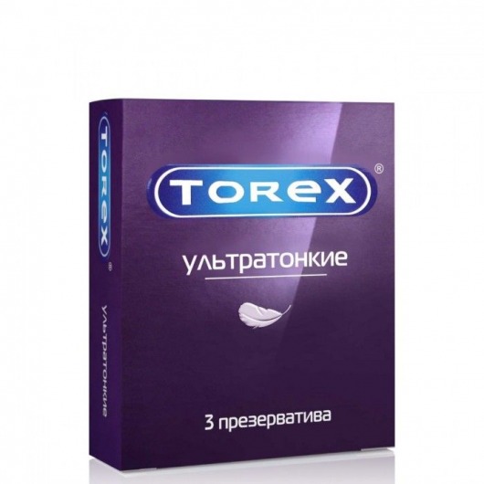 Презервативы Torex  Ультратонкие  - 3 шт. - Torex - купить с доставкой в Кирове