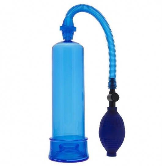 Синяя вакуумная помпа MENZSTUFF PENIS ENLARGER - Dream Toys - в Кирове купить с доставкой