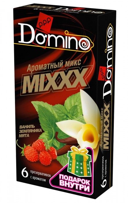 Ароматизированные презервативы DOMINO  Ароматный микс  - 6 шт. - Domino - купить с доставкой в Кирове