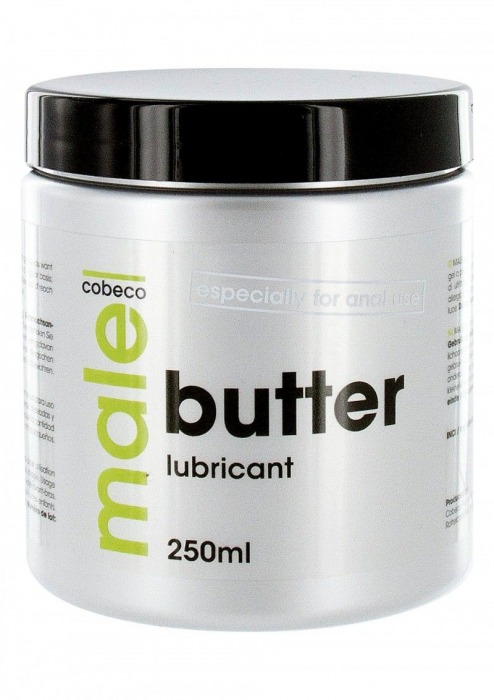 Анальный лубрикант MALE Cobeco Butter Lubricant - 250 мл. - Cobeco - купить с доставкой в Кирове