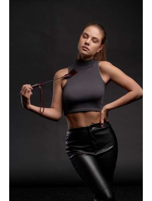 Бордовый стек Ladys Arsenal - 24 см. - БДСМ Арсенал - купить с доставкой в Кирове