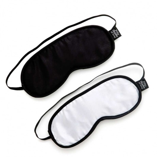 Набор из двух масок на глаза Soft Blindfold Twin Pack - Fifty Shades of Grey - купить с доставкой в Кирове