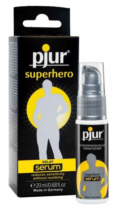 Сыворотка-пролонгатор pjur SUPERHERO Delay Serum - 20 мл. - Pjur - купить с доставкой в Кирове