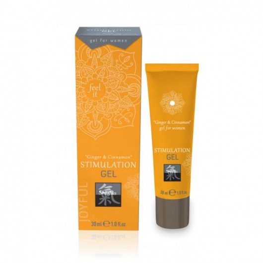 Возбуждающий интимный гель STIMULATION GEL Ginger   Cinnamon - 30 мл. - Shiatsu - купить с доставкой в Кирове