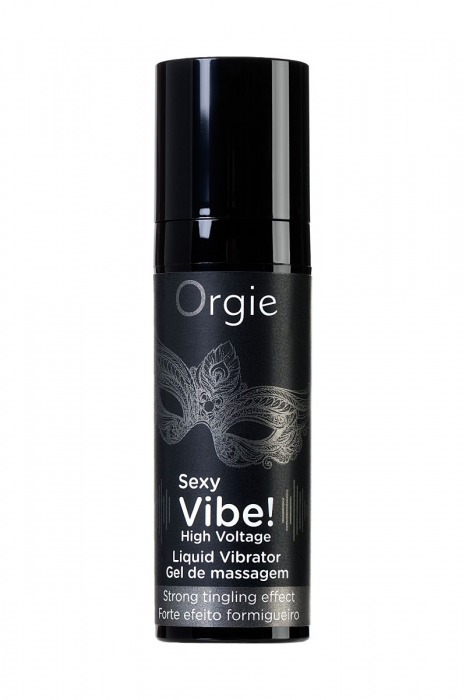 Гель для массажа ORGIE Sexy Vibe High Voltage с эффектом вибрации - 15 мл. - ORGIE - купить с доставкой в Кирове
