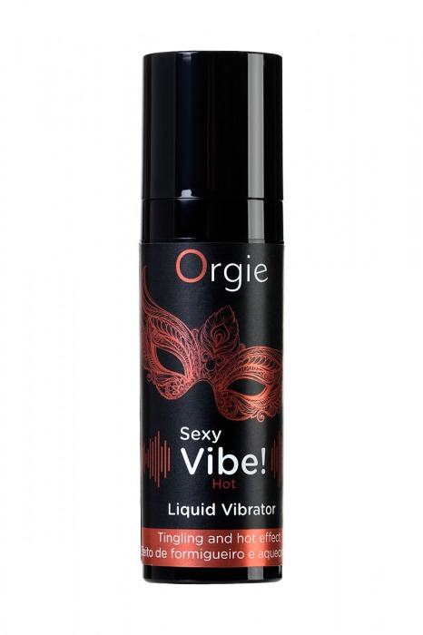 Разогревающий гель для массажа ORGIE Sexy Vibe Hot с эффектом вибрации - 15 мл. - ORGIE - купить с доставкой в Кирове