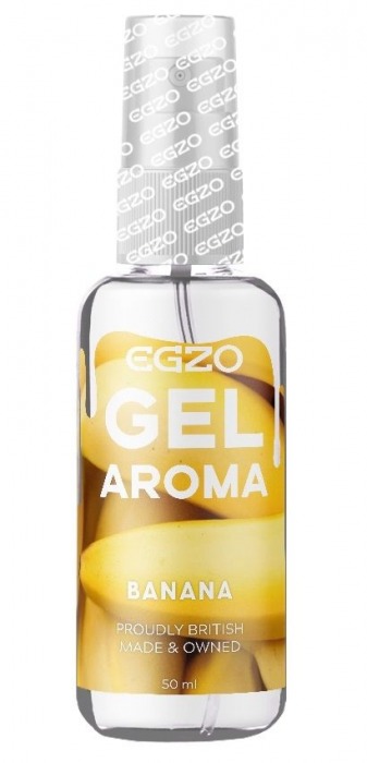 Интимный лубрикант EGZO AROMA с ароматом банана - 50 мл. - EGZO - купить с доставкой в Кирове